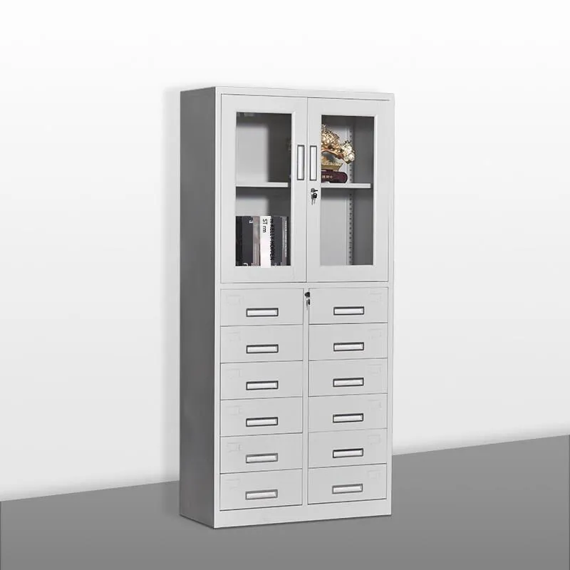 10 Bucket Single Row Ordinary Cabinet Office Multi-layer Storage Material Cabinet With Lock Multi Bucket File Cabinet File Iron Drawer Cabinet