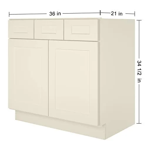 36'' Bathroom Vanity Sink Base Cabinets S-VSD36