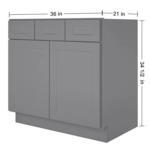 36'' Bathroom Vanity Sink Base Cabinets S-VSD36