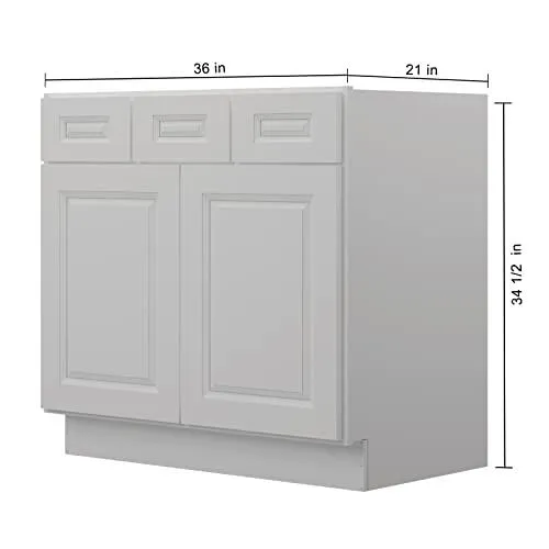 36'' Bathroom Vanity Sink Base Cabinets S-VSD36