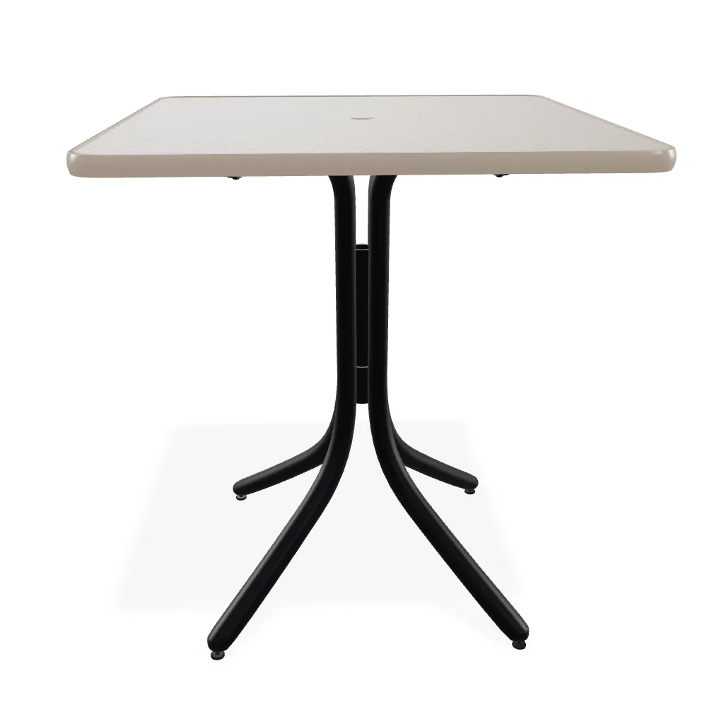 36" Square Value Hammered MGP Top Tables By Telescope