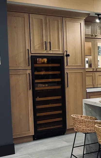 84" Tall Pantry Elegant Oak Craftsman Shaker 1-1/4" Overlay Cabinet Available 18", 24", 30" & 36" Wide