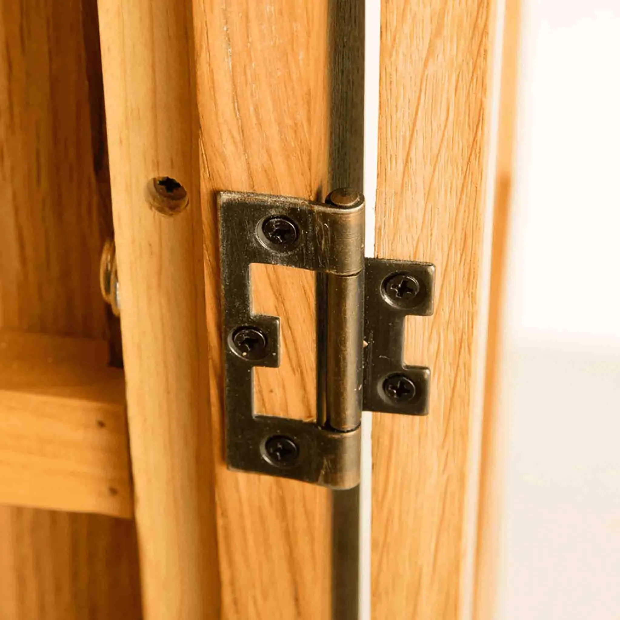 Abbey Waxed Oak Double Wardrobe