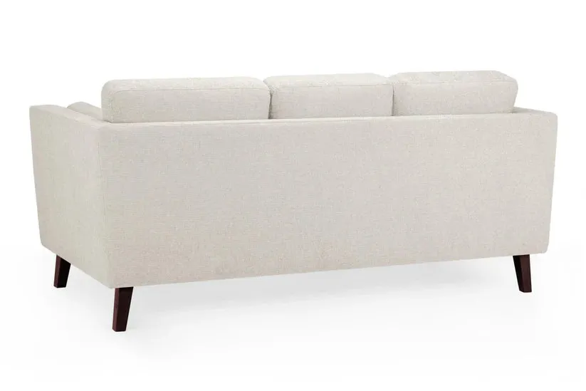 Aida Sofa Beige 3 Seater - 206 CM