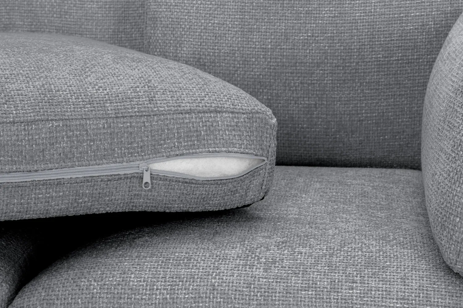 Aida Sofa Grey 2 Seater - 151 CM