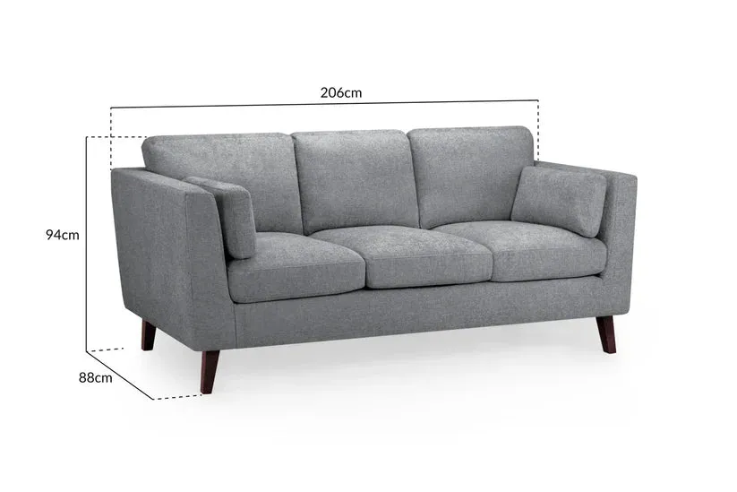 Aida Sofa - Grey 3 2 Set - 206 x 150 CM