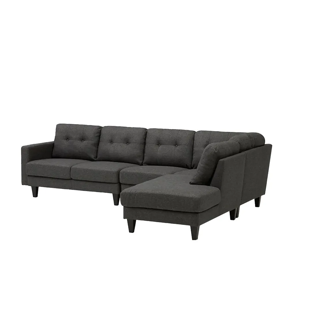 Alfredo 5 Seater Fabric L Shape Sofa