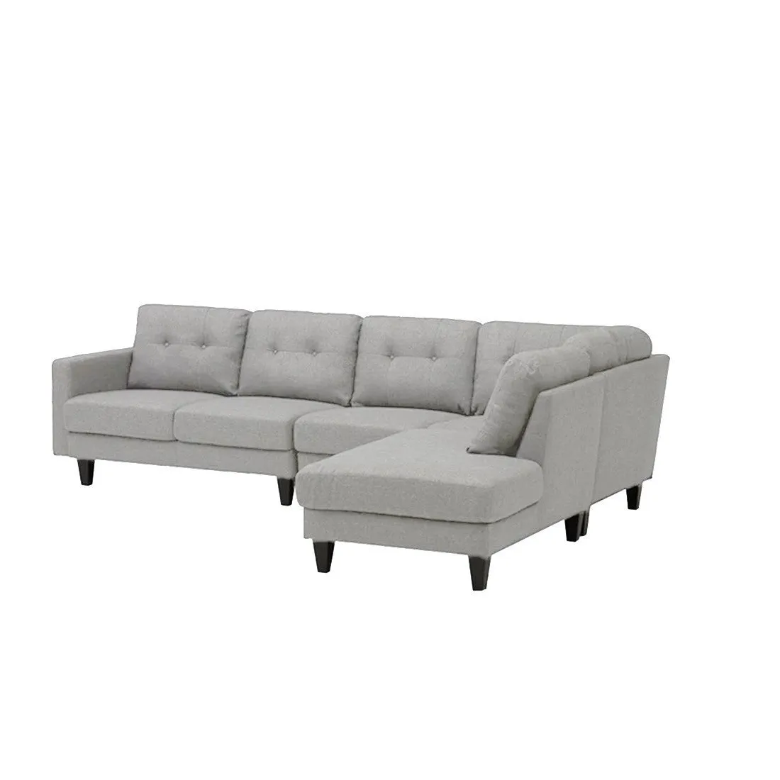 Alfredo 5 Seater Fabric L Shape Sofa