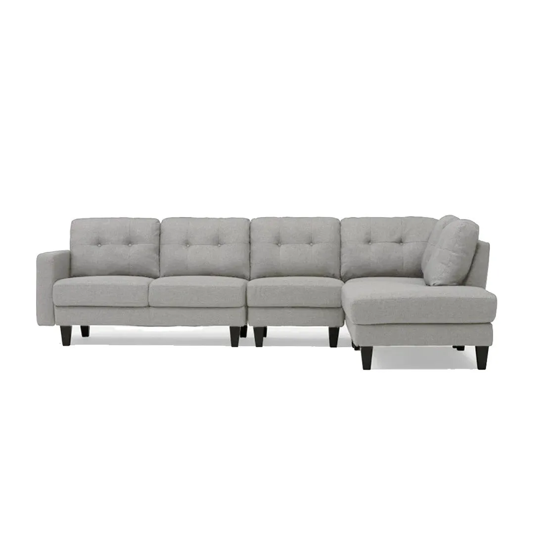 Alfredo 5 Seater Fabric L Shape Sofa