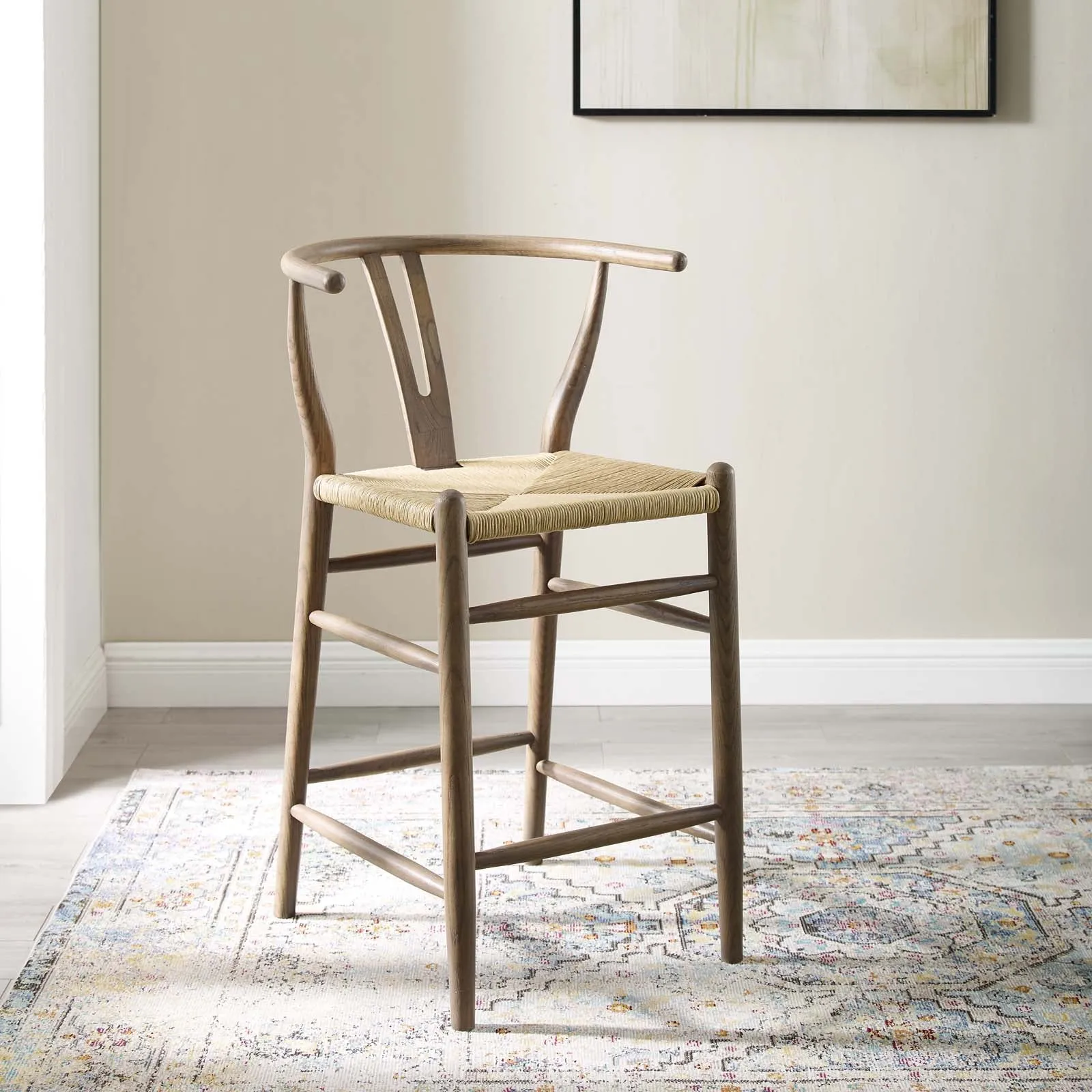 Amish Wood Counter Stool