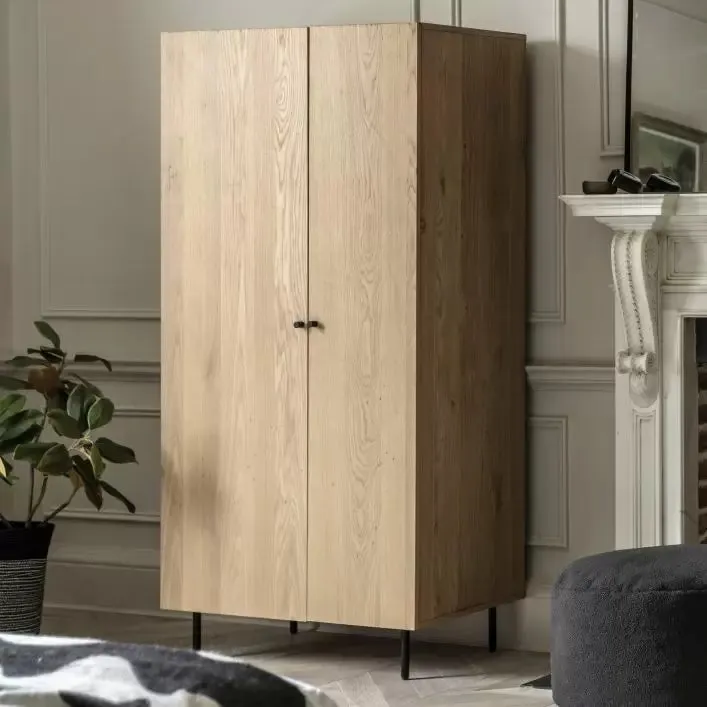 Ashdown 2 Door Wardrobe - Natural