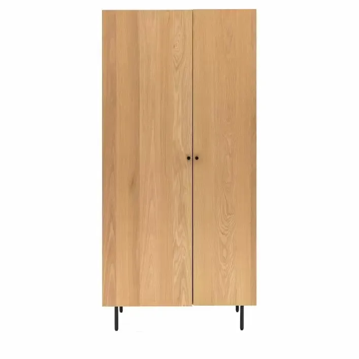 Ashdown 2 Door Wardrobe - Natural