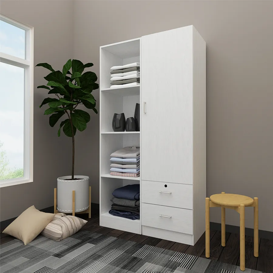 Averie 1 Door Wardrobe with 2 Drawer