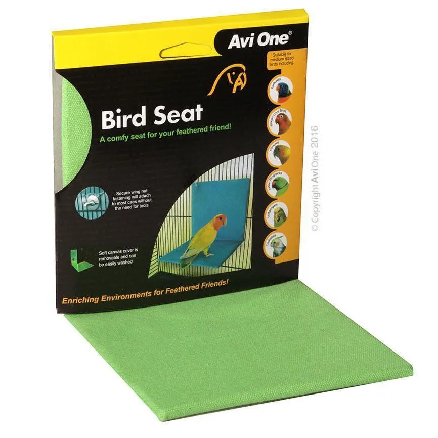 Avi One Bird Seat with Green Fabric Cover