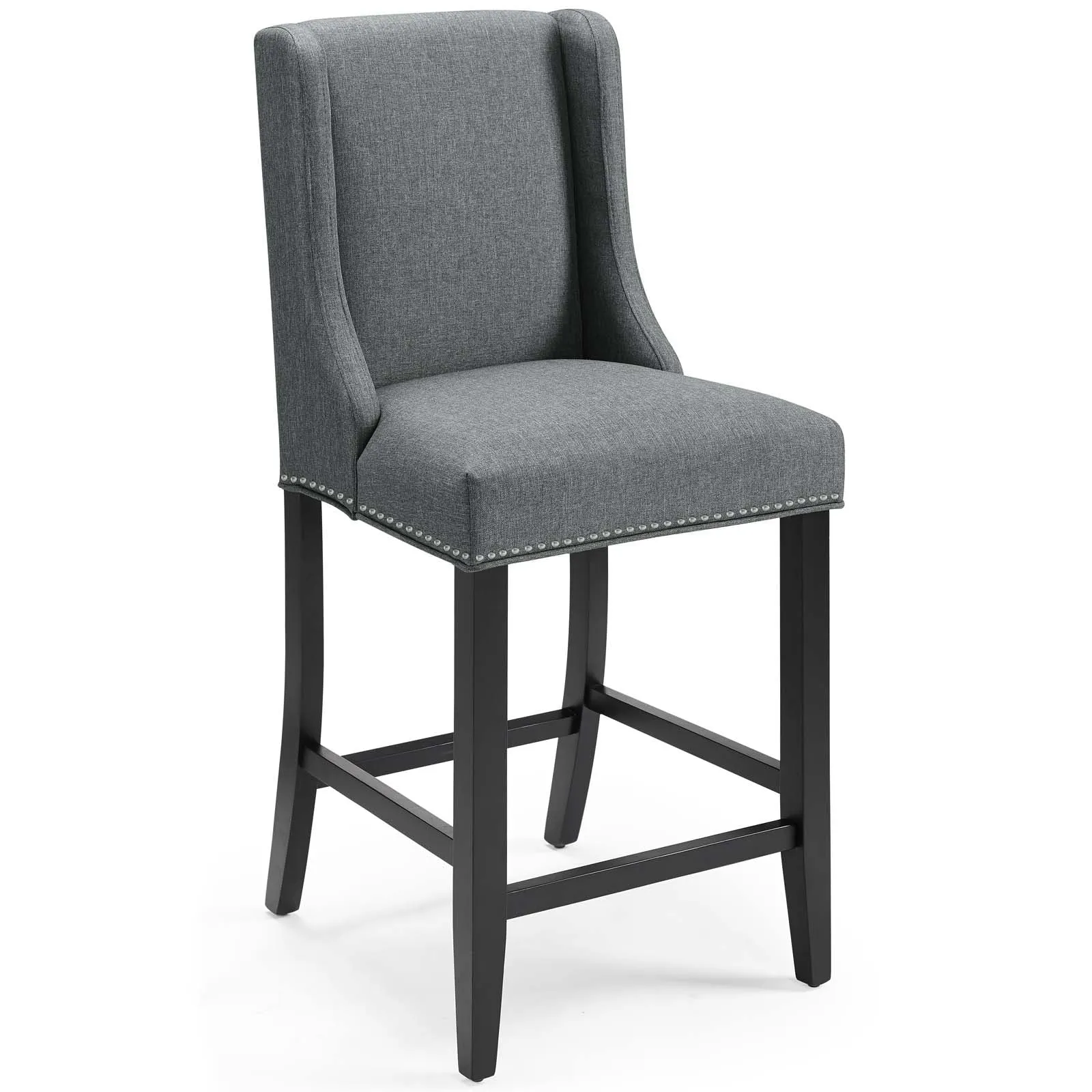 Baron Upholstered Fabric Counter Stool