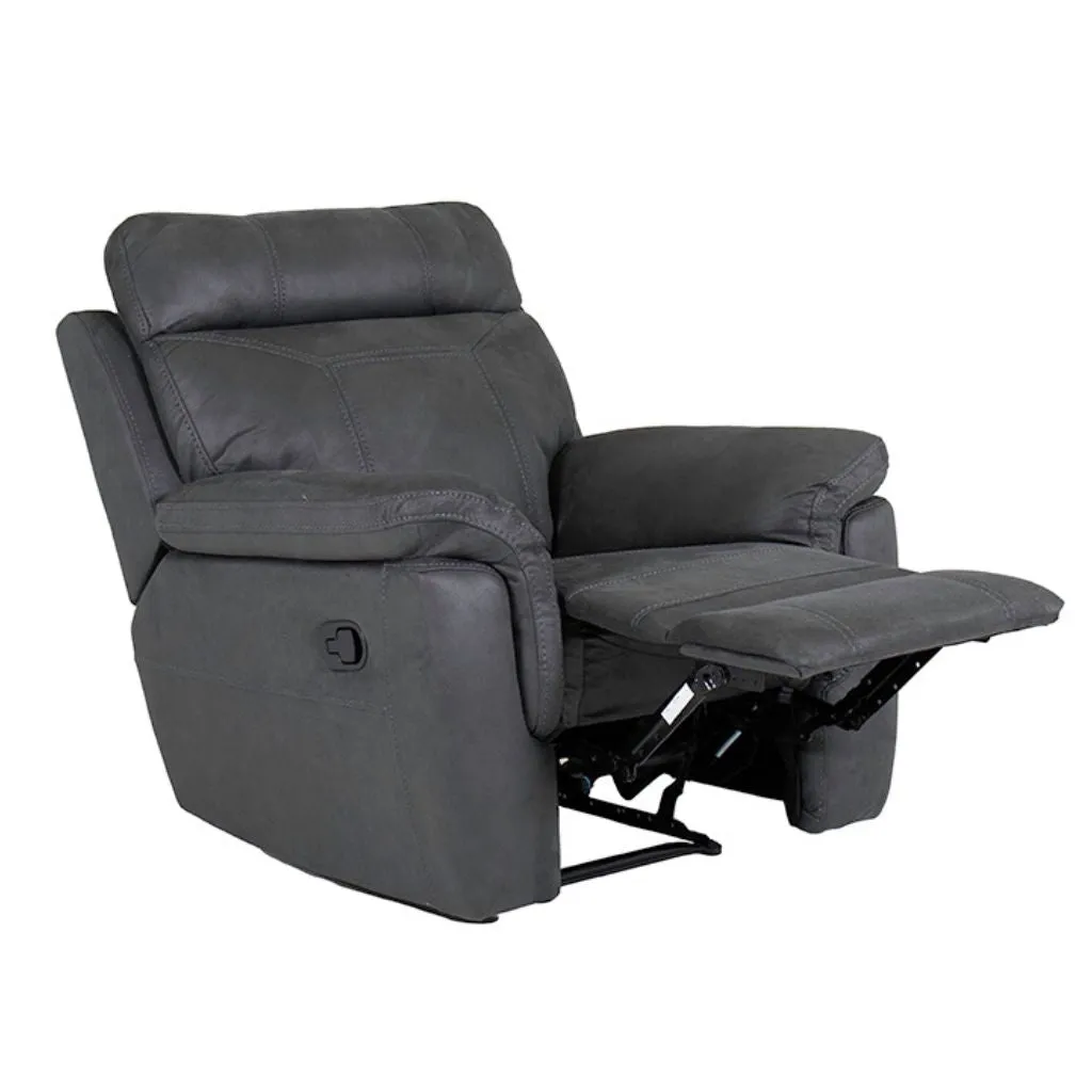 Baxter 1 Seater Recliner in Azul by Vida Living