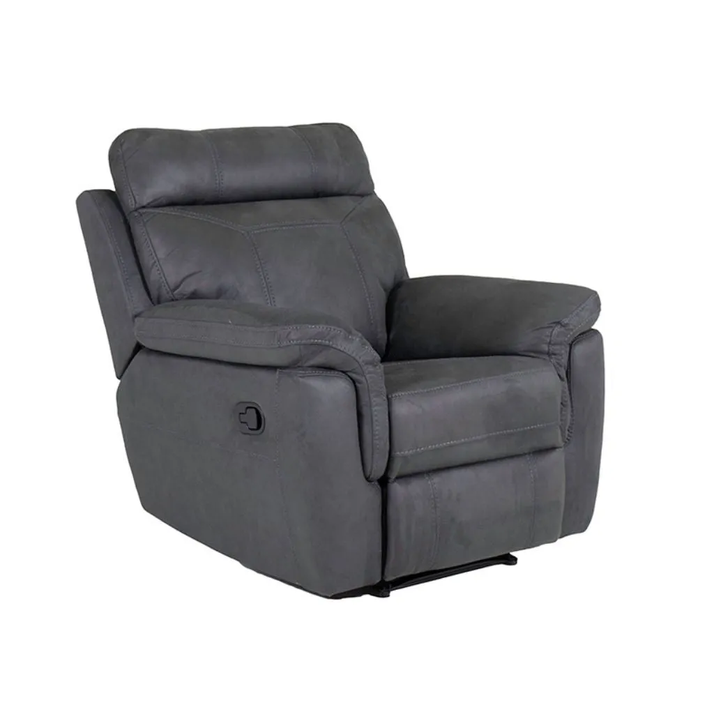 Baxter 1 Seater Recliner in Azul by Vida Living