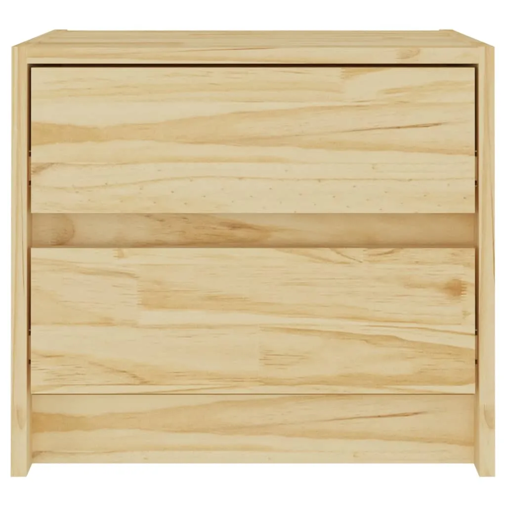 Bedside Cabinets 2 pcs 40x30.5x35.5 cm Solid Pine Wood