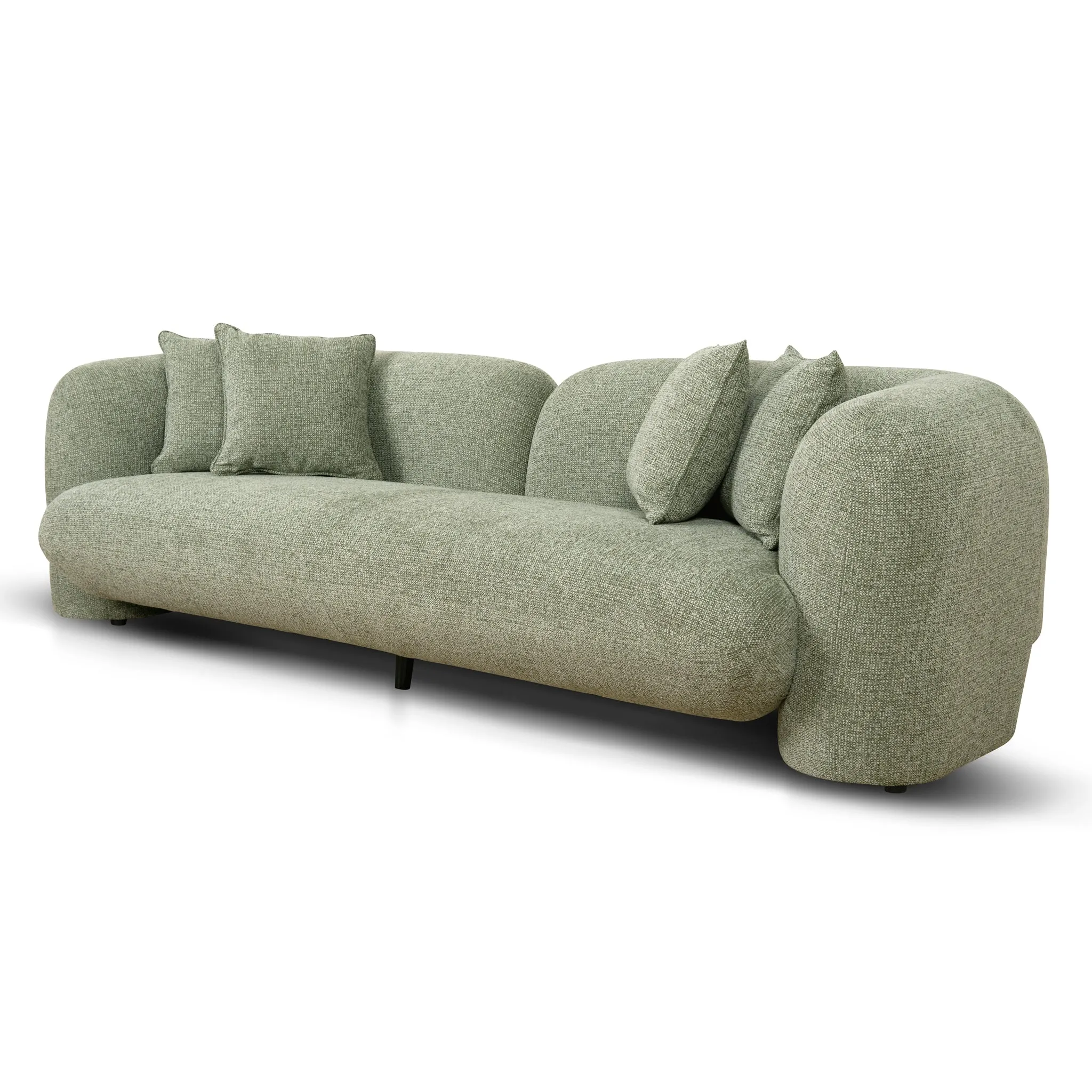 Berg 3 Seater Sofa - Coral Light Green