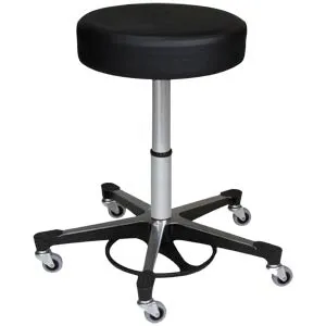 Blickman Stools Stool Exam Pneumatc Blk W/5Legalum Base Foot Opertd (Drop)