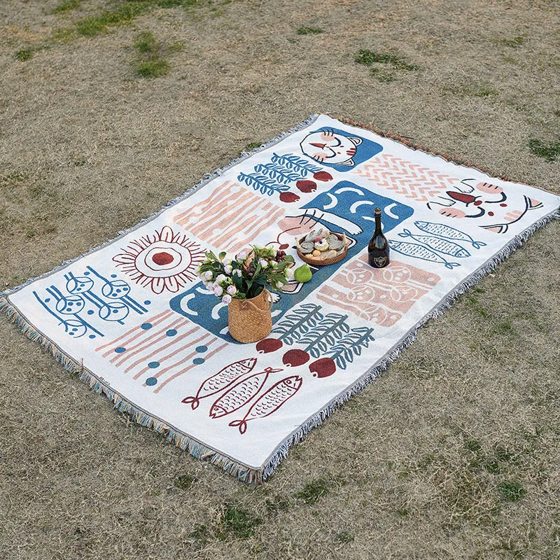 Bohemian Style Picnic Mat