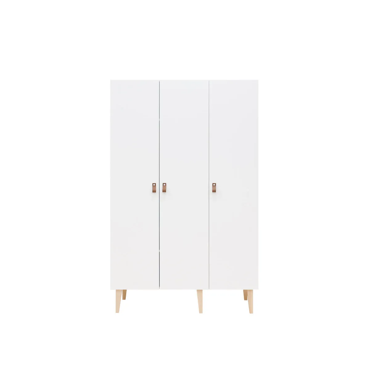 Bopita 3-Door Wardrobe Indy White/Natural