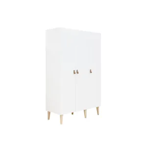 Bopita 3-Door Wardrobe Indy White/Natural