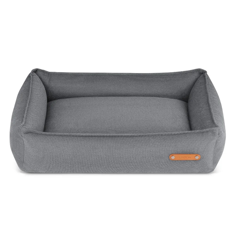 Bosca Grey Luxury Dog Bed by Labbvenn