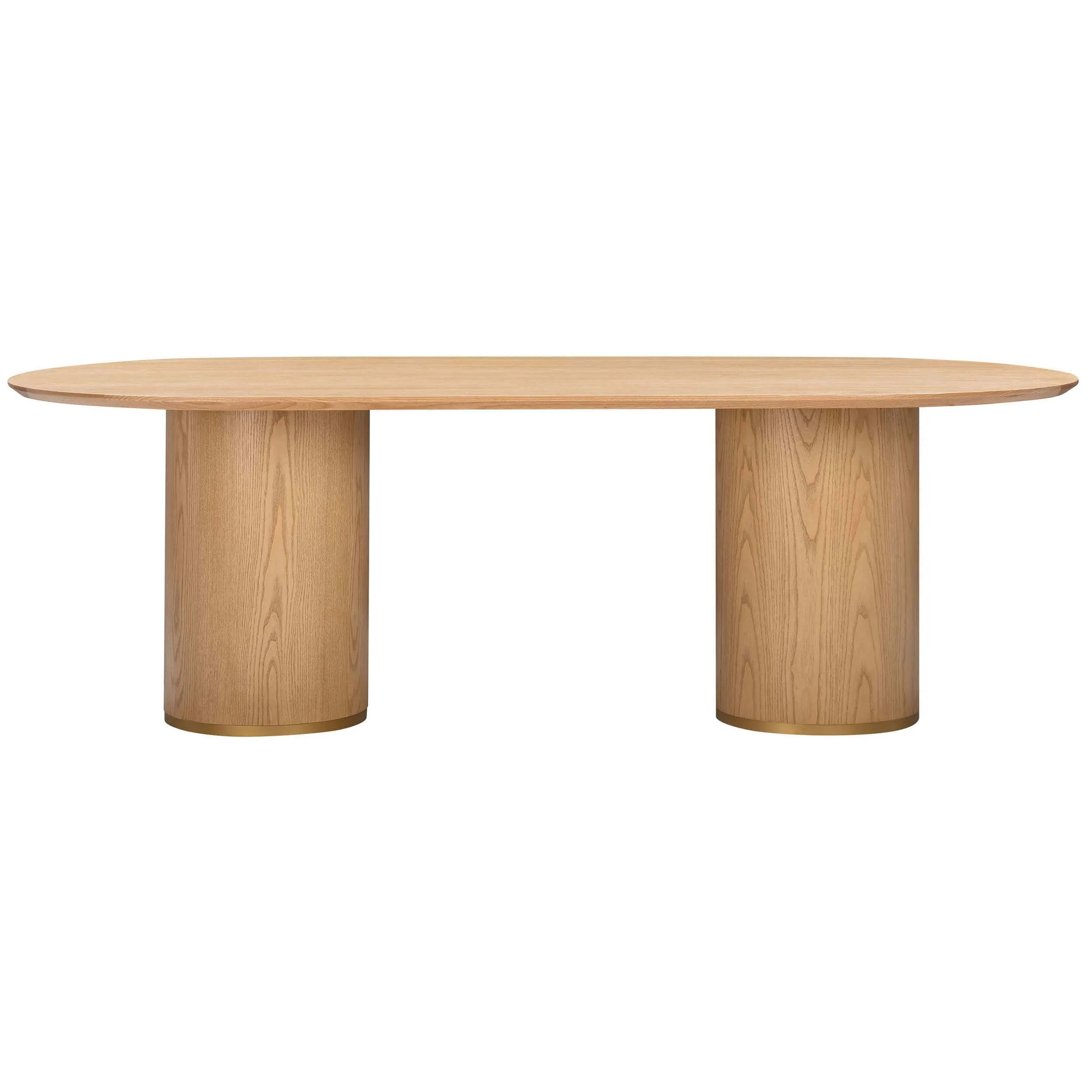 Brandy Oval Dining Table, Natural Ash