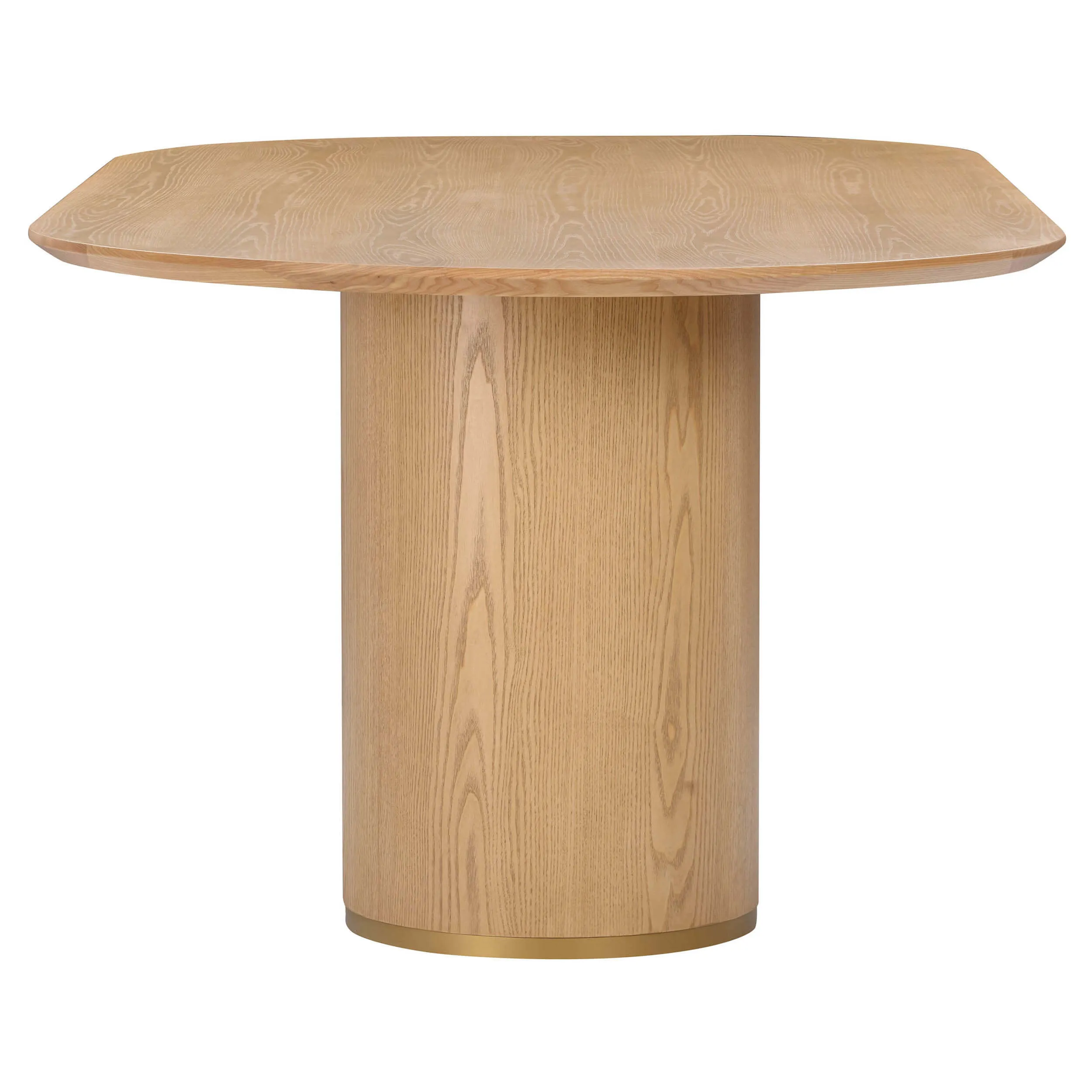 Brandy Oval Dining Table, Natural Ash