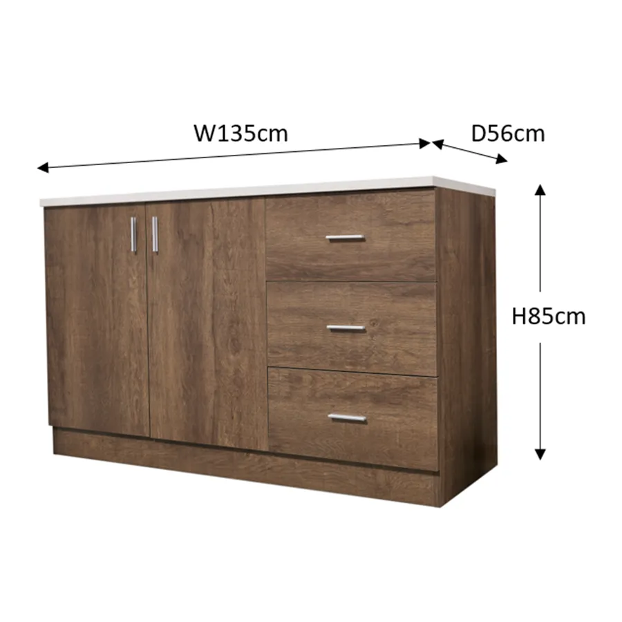 Cabello Base Cabinet 135cm