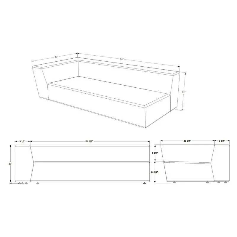 Caroline Outdoor Sofa