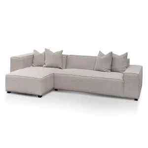 Casey 3 Seater Left Chaise Sofa - Sterling Sand