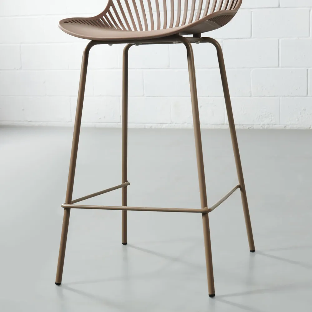 DANIELLA - Brown Counter Stool