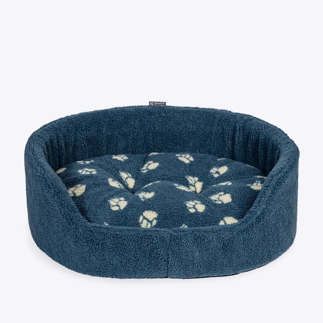 Danish Design Harbour Paws Sherpa Fleece Slumber Dog Bed