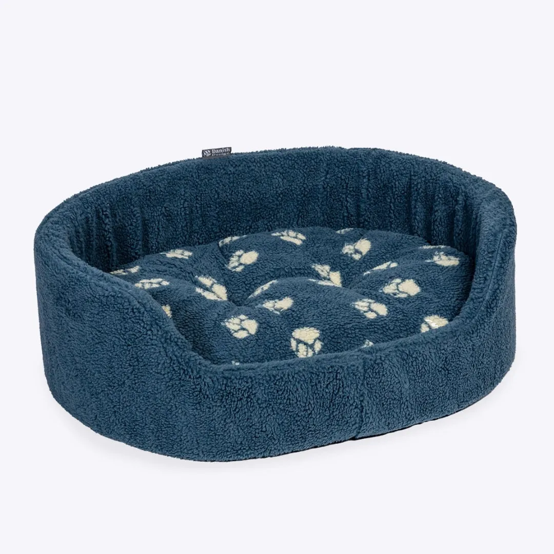 Danish Design Harbour Paws Sherpa Fleece Slumber Dog Bed