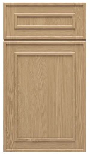 Diagonal Corner Elegant Oak Craftsman Shaker 1-1/4" Overlay Wall Cabinet 24" Wide by 30", 36" & 42" Tall