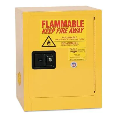 Eagle Mfg Flammable Liquid Storage, Manual-Closing Cabinet, 4 Gallon, 1904X