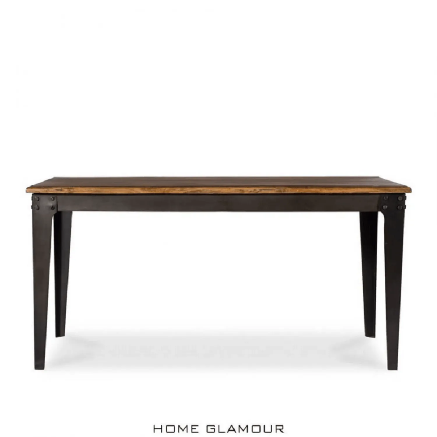 Edward Metal Wooden Dining Table