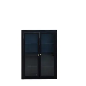 Ellenia wall cabinet H110xW20xL80 cm. black