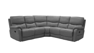 Evelyn Large Power Corner Leather Sofa