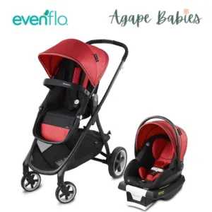 Evenflo Gold SensorSafe Shyft™ Smart Modular Travel System with SecureMax Smart Infant Car Seat - Garnet