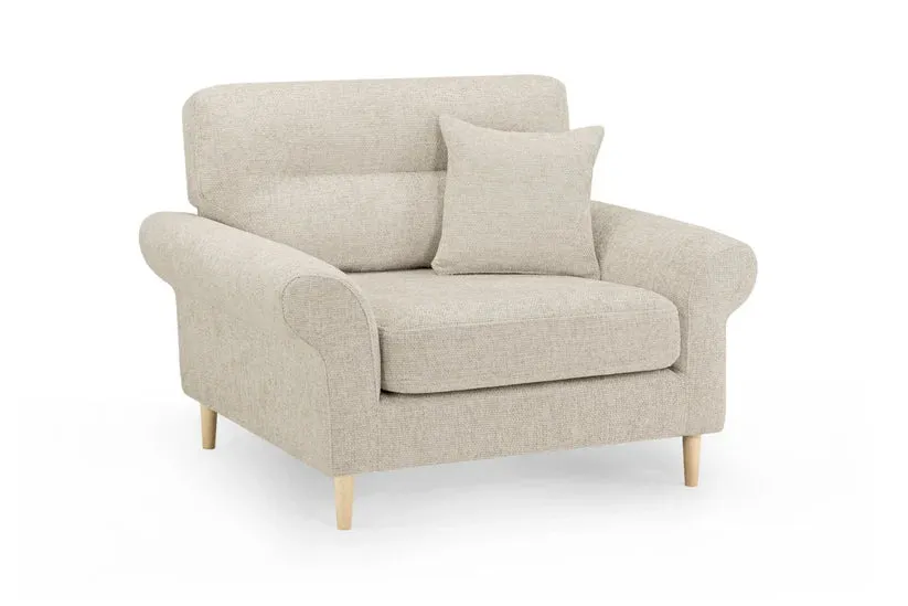 Florence Sofa Beige Armchair - 120CM