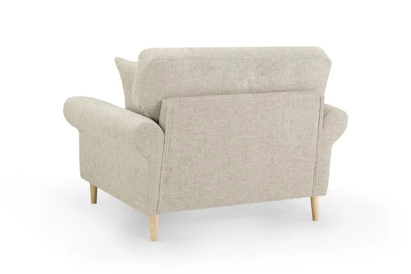 Florence Sofa Beige Armchair - 120CM