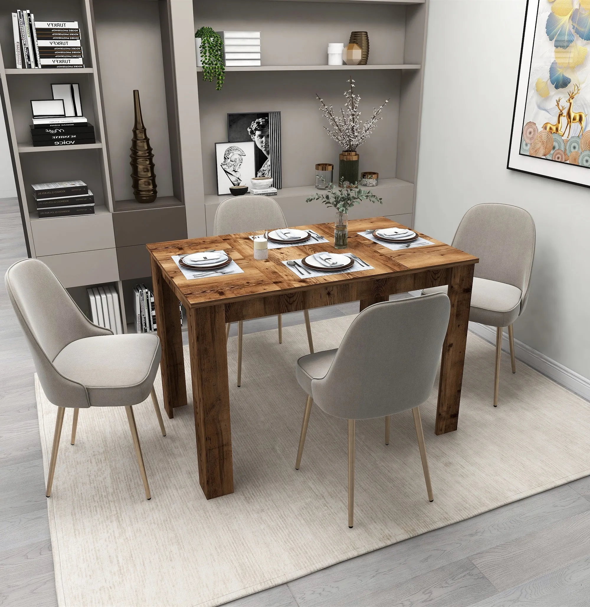 Four - Person Dining Table Dennis 110