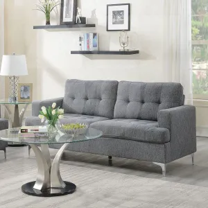 Halo Dark Grey Linen 3 Seater Sofa