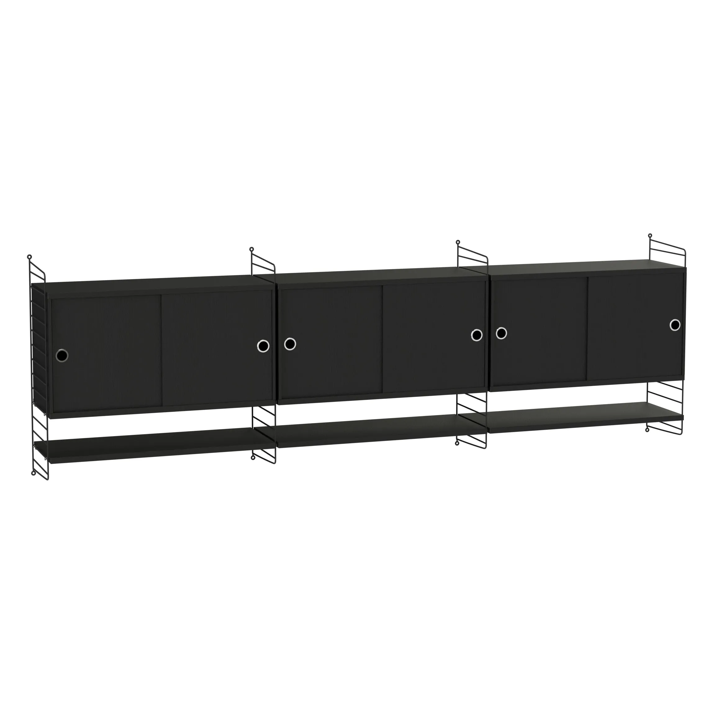 Horizontal Wall Cabinet Shelving Unit