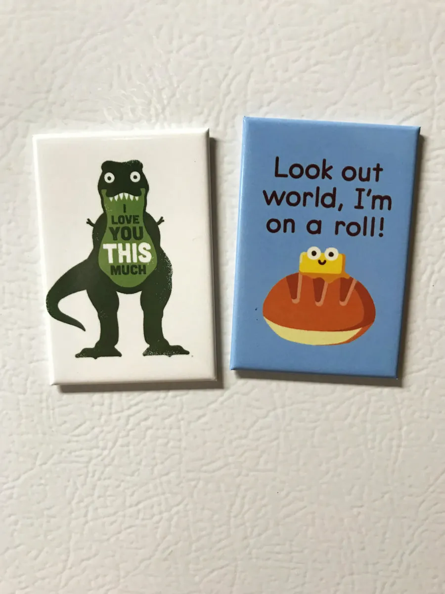 I Love You This Much T-Rex Magnet