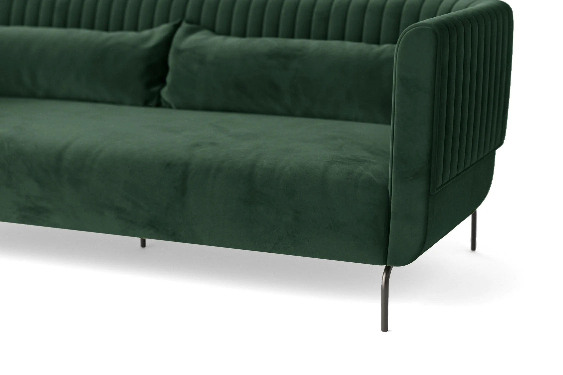 Jackson 2 Seater Sofa Green Velvet