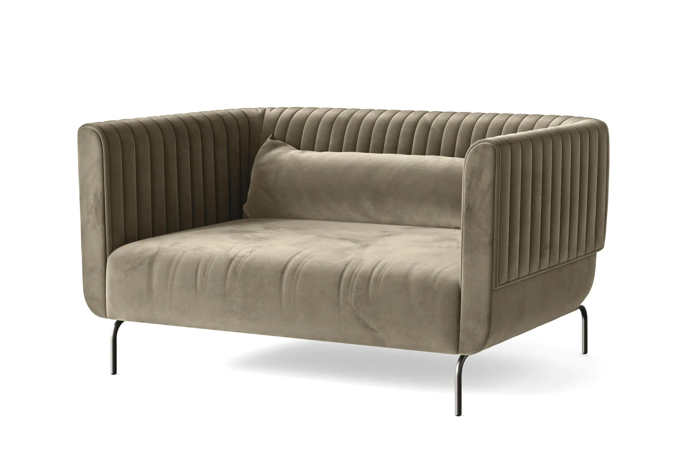 Jackson 2 Seater Sofa Sand Velvet